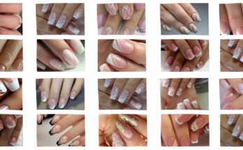 Square French nail designs